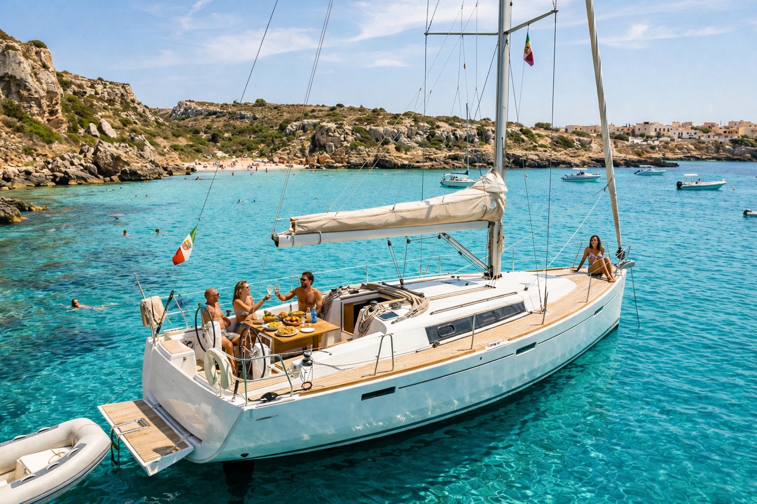 Isola di Favignana - La farfalla delle Egadi